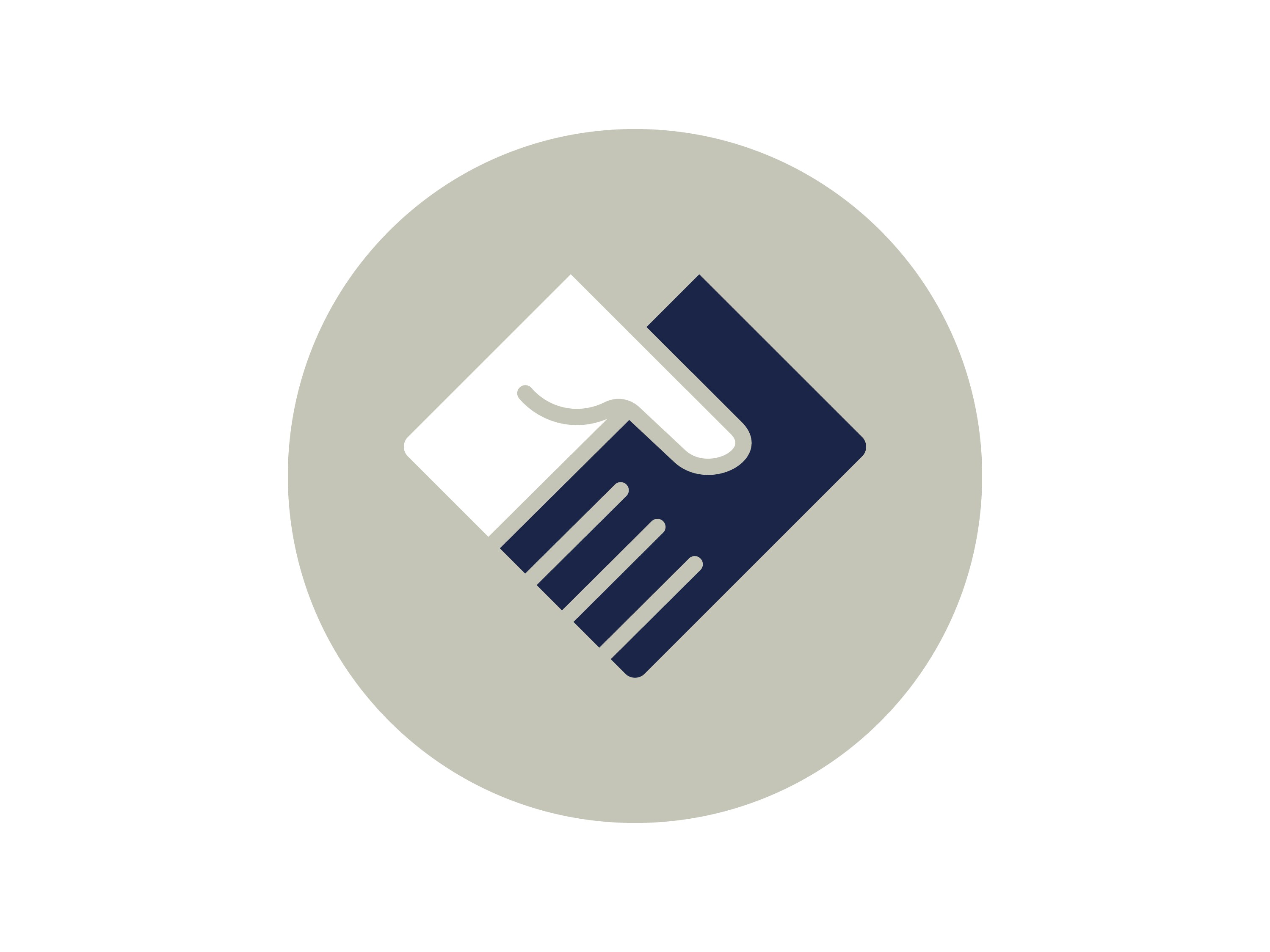 Unternehmenswert Vertrauen Symbolische Darstellung zweier Hände im Handschlag – steht für Vertrauen im Unternehmen.